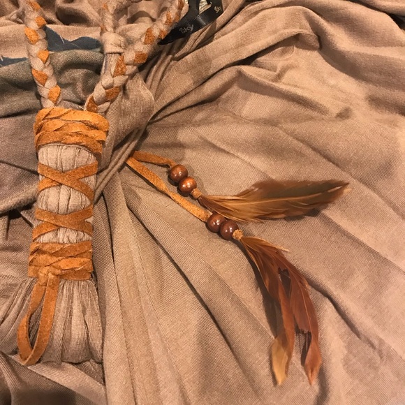 SKY Women's Tan Sleeveless Top - Picture 6 of 10